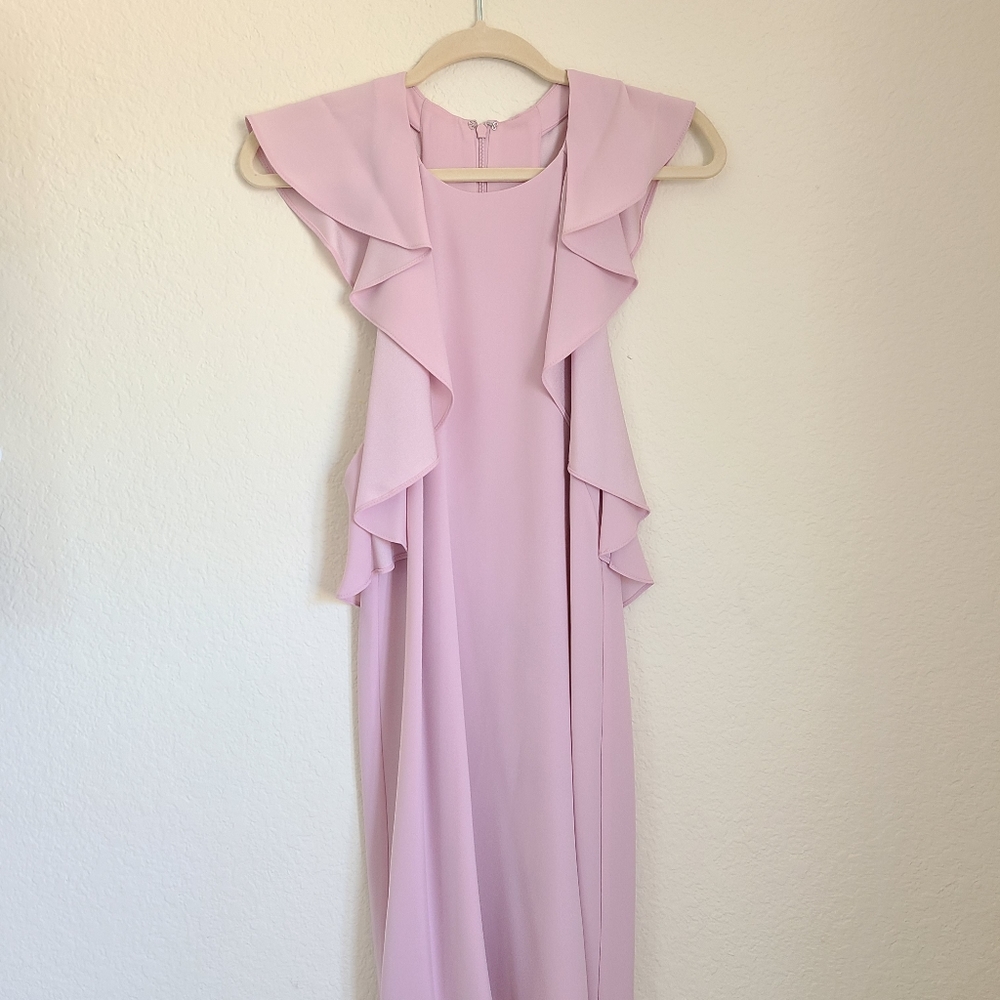 SOLD-NWT BCBGMAXAZRIA Pink plush dress size XS